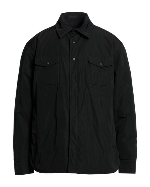 Aspesi Black Jacket Polyester for men