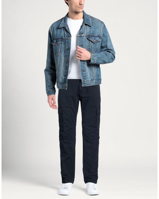 Modfitters Blue Pants Cotton, Elastane for men