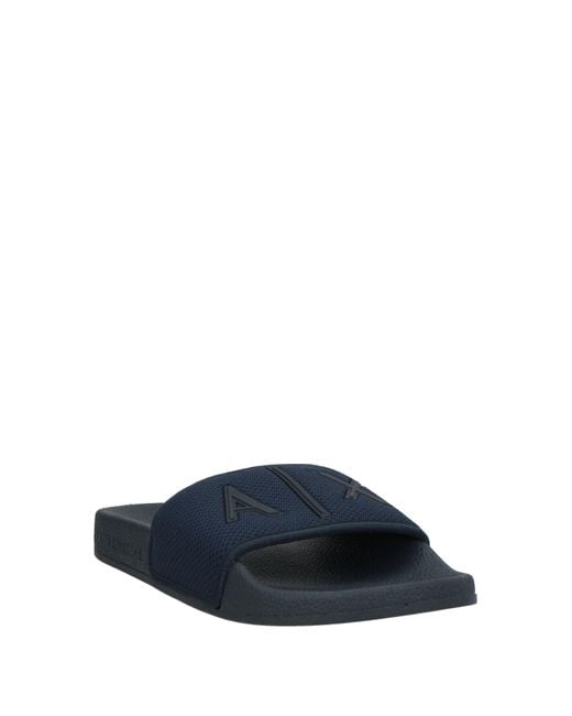 ARMANI EXCHANGE Blue Sandals for men