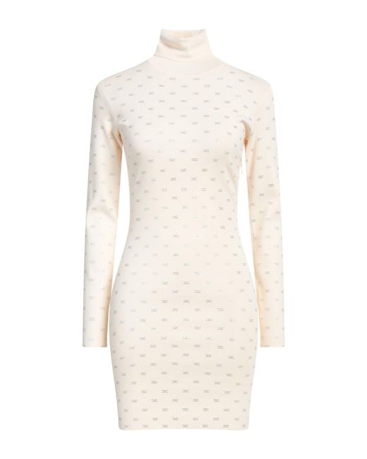 Elisabetta Franchi White Mini Dress