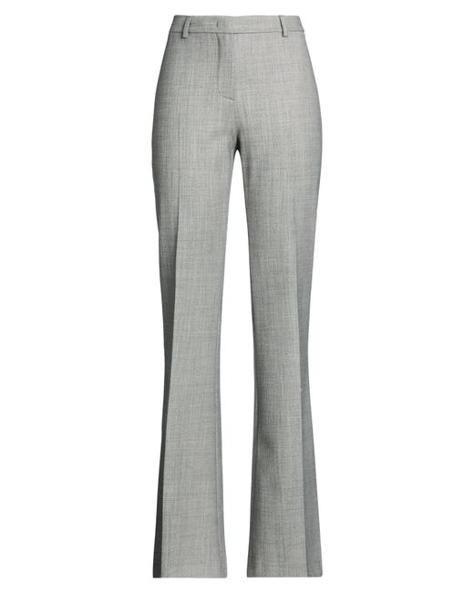 Etro Gray Pants Polyester, Wool, Elastane