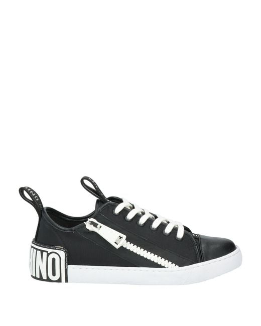 Moschino Black Nature Friendly Sneakers Textile Fibers, Synthetic Material for men