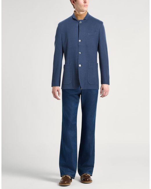 Blazer di Fedeli in Blue da Uomo