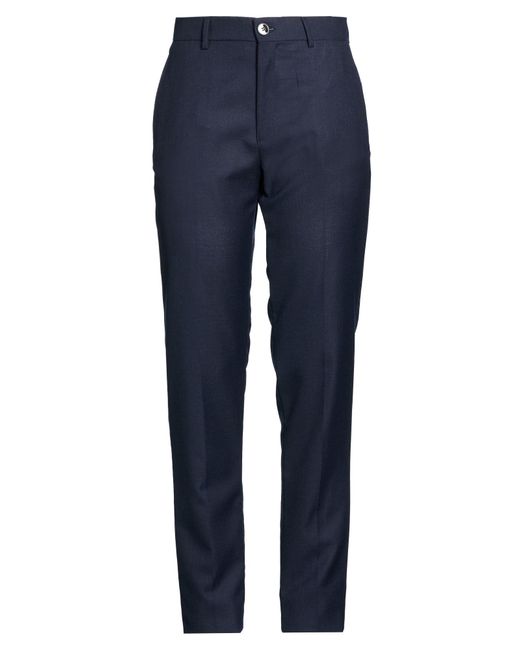 Gabriele Pasini Blue Midnight Pants Virgin Wool