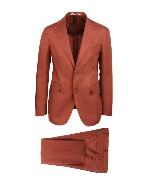 Tagliatore Red Suit for men