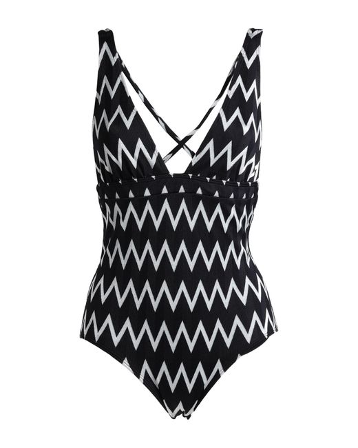 Prism Black One-piece Swimsuit