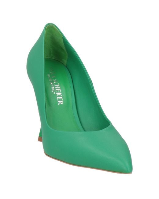SARA SCHEKER Green Pumps