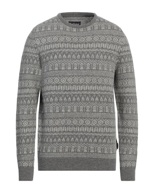 Barbour Gray Jumper for men