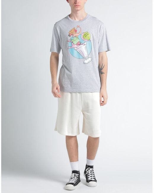 Maison Kitsuné Gray T-shirt for men