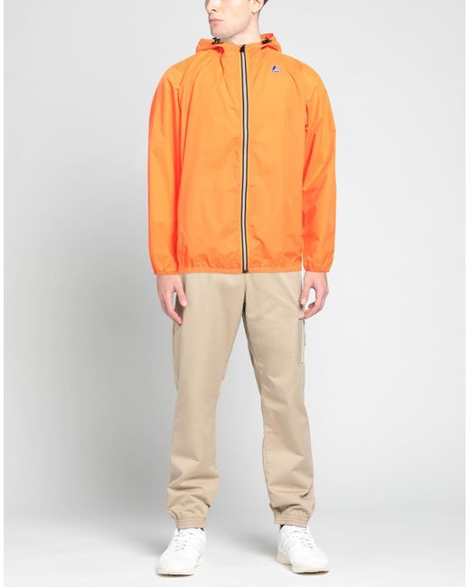 K-Way Orange Jacket for men