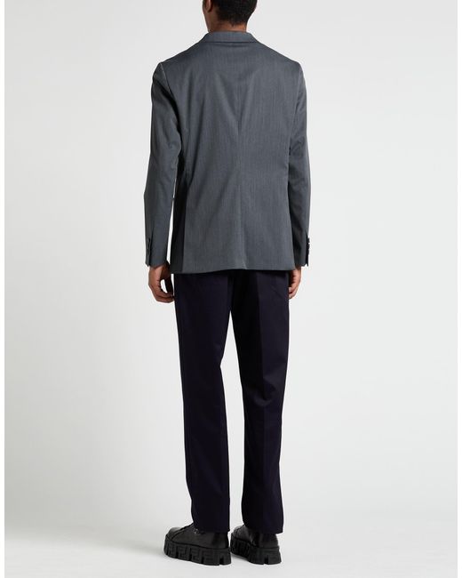 Palm Angels Black Blazer Polyester, Virgin Wool, Elastane for men