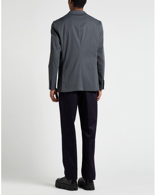 Palm Angels Black Blazer Polyester, Virgin Wool, Elastane for men