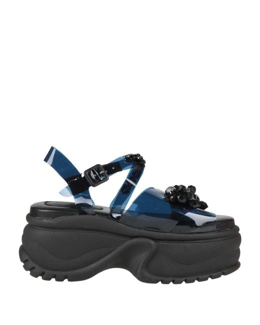 Simone Rocha Blue Sandals Rubber