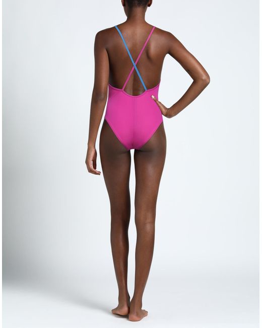 EA7 Pink One-piece Swimsuit