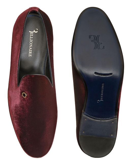 Mocasines Billionaire de hombre de color Purple