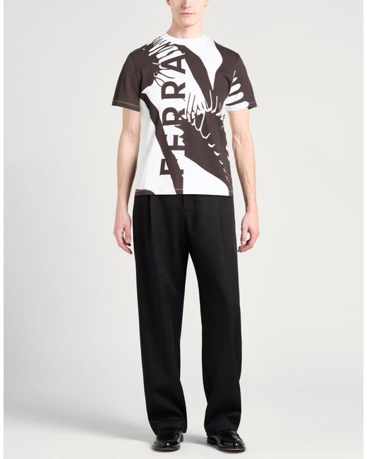 Camiseta Ferragamo de hombre de color White