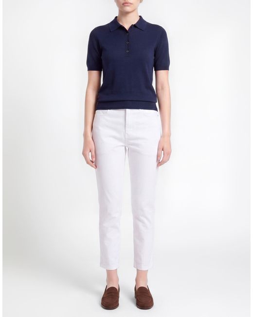 120% Lino White Trouser