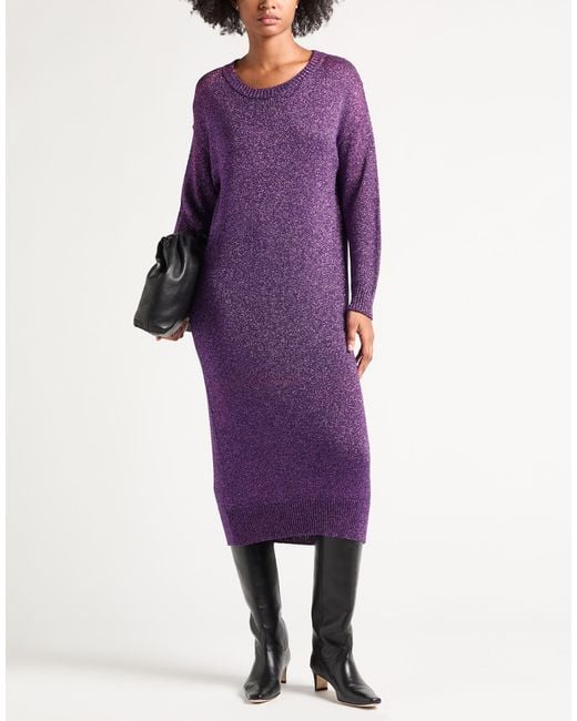 8pm Purple Midi Dresses