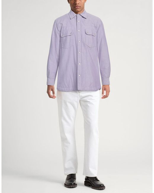 Aspesi Purple Shirt for men
