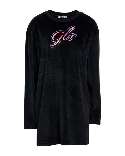 GLSR Black Mini Dress Polyester, Elastane