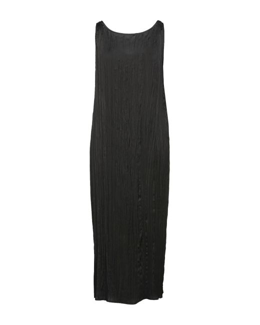 Momoní Satin Midi Dress in Black | Lyst UK