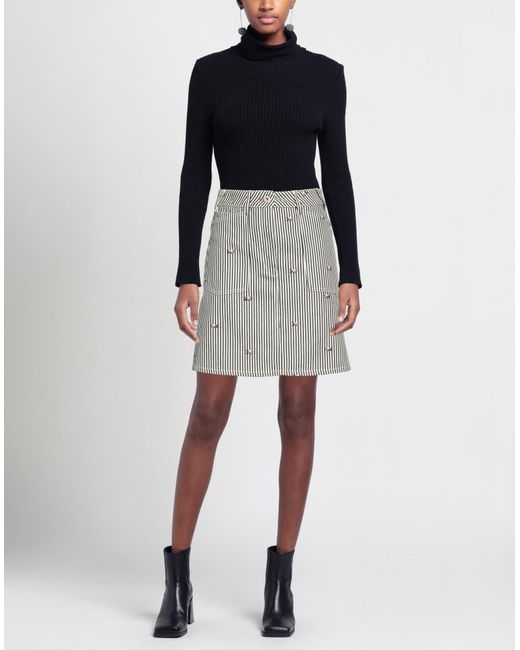 KENZO Gray Denim Skirt