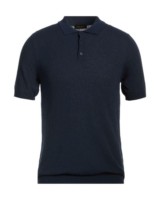 Roberto Collina Blue Sweaters for men