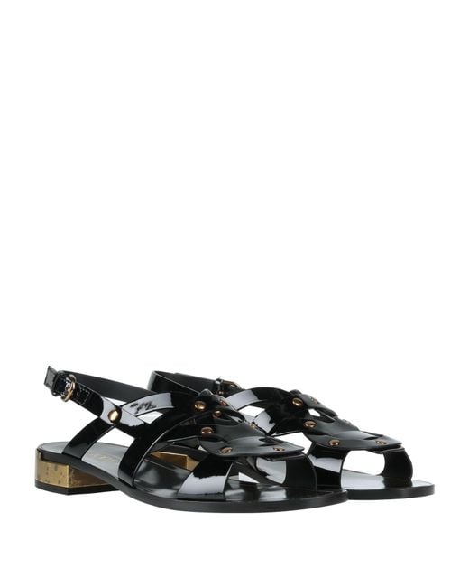Tod's Black Sandals