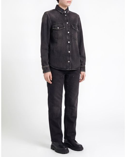 Jacob Cohen Black Charcoal Denim Outerwear Cotton, Lyocell