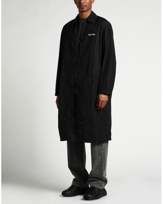 Valentino Garavani Black Overcoat & Trench Coat for men