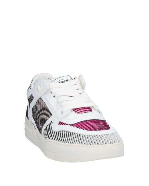 Acbc X Missoni White Sneakers Textile Fibers