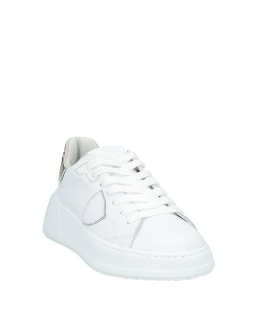 Philippe Model White Trainers