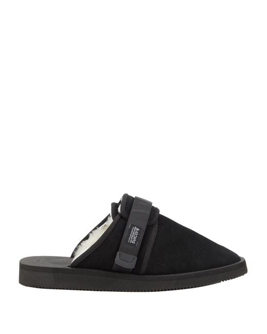 Suicoke Black Mules & Clogs for men