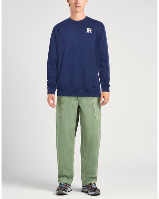 John Richmond Blue Sweatshirt Cotton, Polyester for men