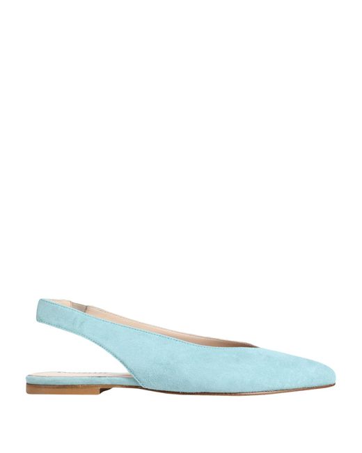 BALLERETTE Blue Farnese Ballet Flats Soft Leather