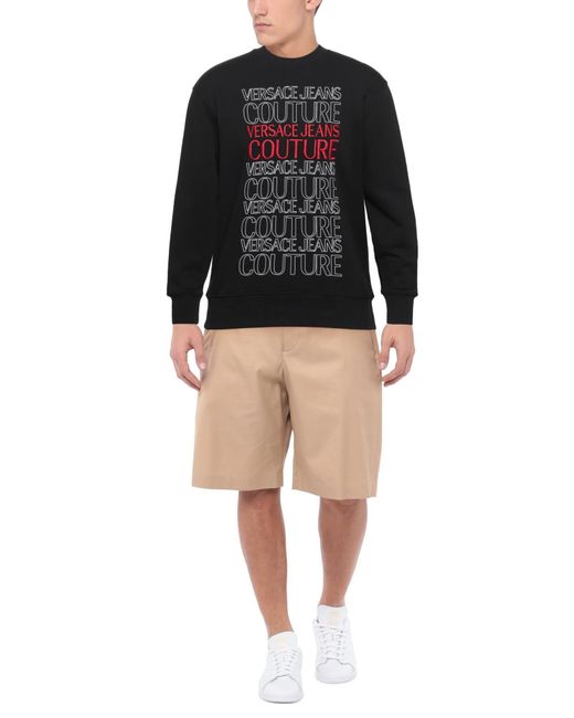 Versace Jeans Couture Black Sweatshirt for men
