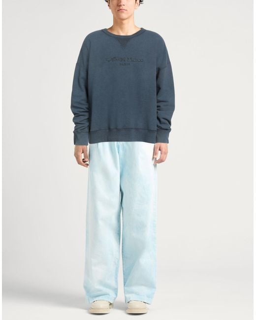Maison Margiela Blue Sweatshirt for men
