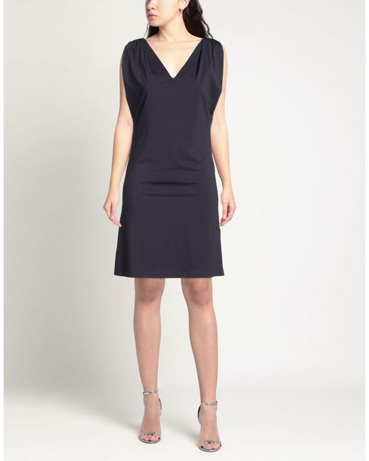 Rrd Blue Mini Dress Polyamide, Elastane