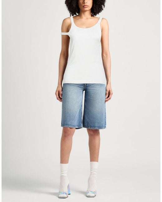 Laneus White Top Cotton, Silk