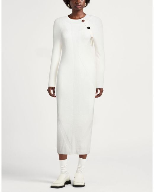 Liu Jo White Midi Dress
