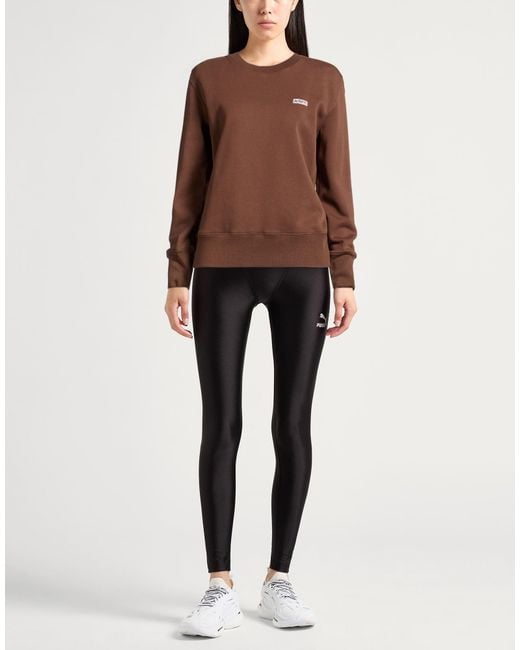 Autry Brown Sweatshirt Cotton, Elastane