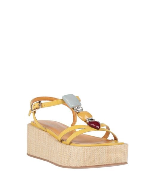 Apepazza Metallic Espadrilles Leather