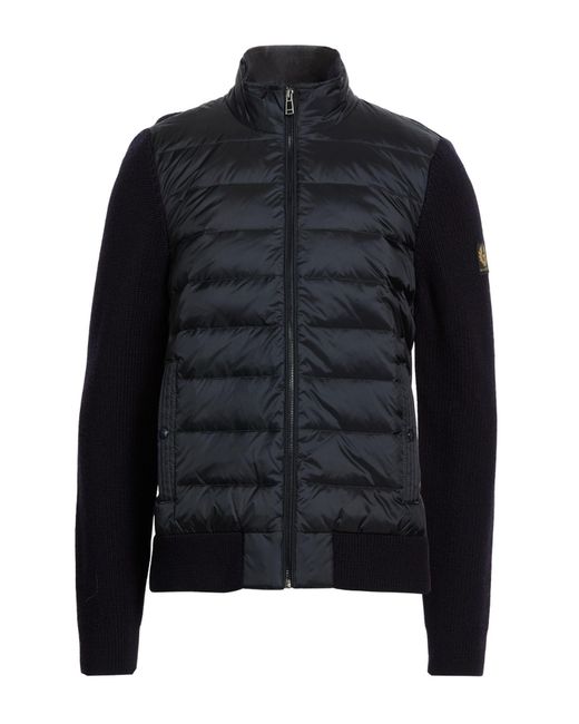 Belstaff Blue Midnight Puffer Recycled Polyamide, Wool for men