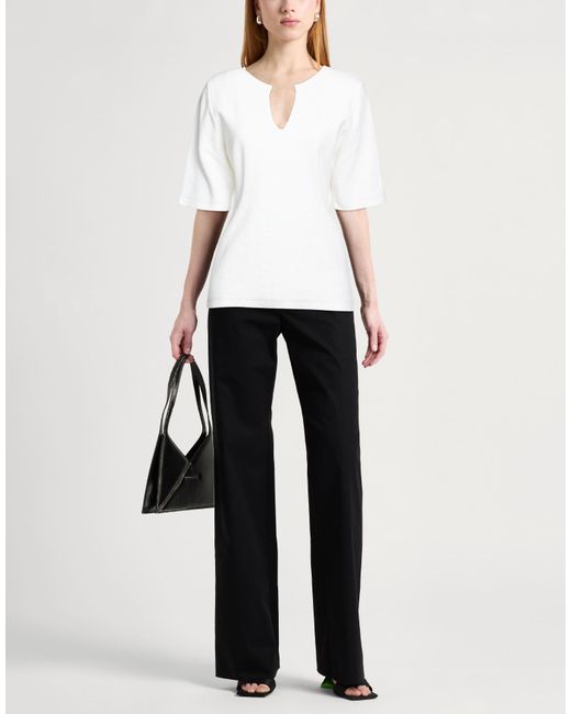 Karl Lagerfeld White Sweaters