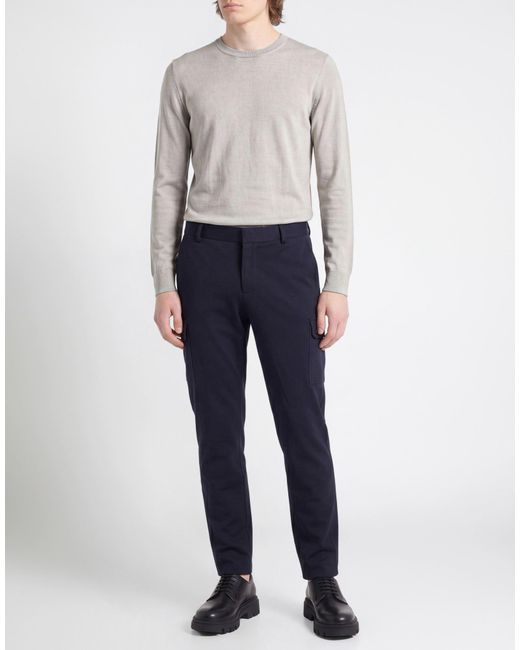 Daniele Alessandrini Blue Pants Polyester, Viscose, Elastane for men