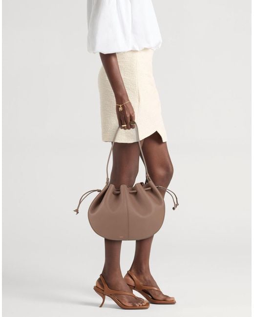 Mansur Gavriel Brown Shoulder Bag