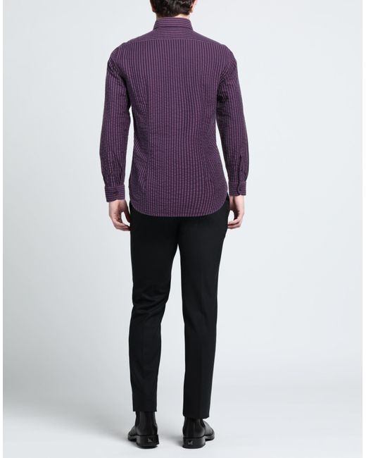 Lardini Purple Shirt for men