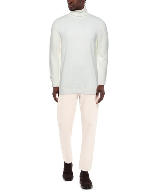 Drumohr White Turtleneck for men