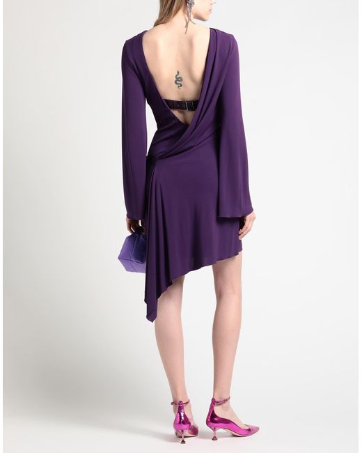 Alberta Ferretti Purple Mini-Kleid