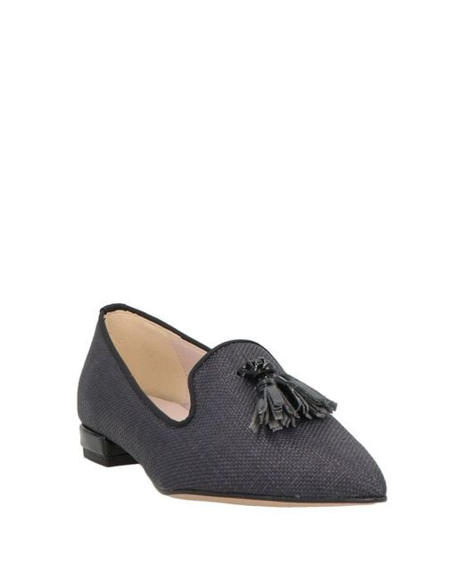 Divine Follie Gray Loafers Textile Fibers